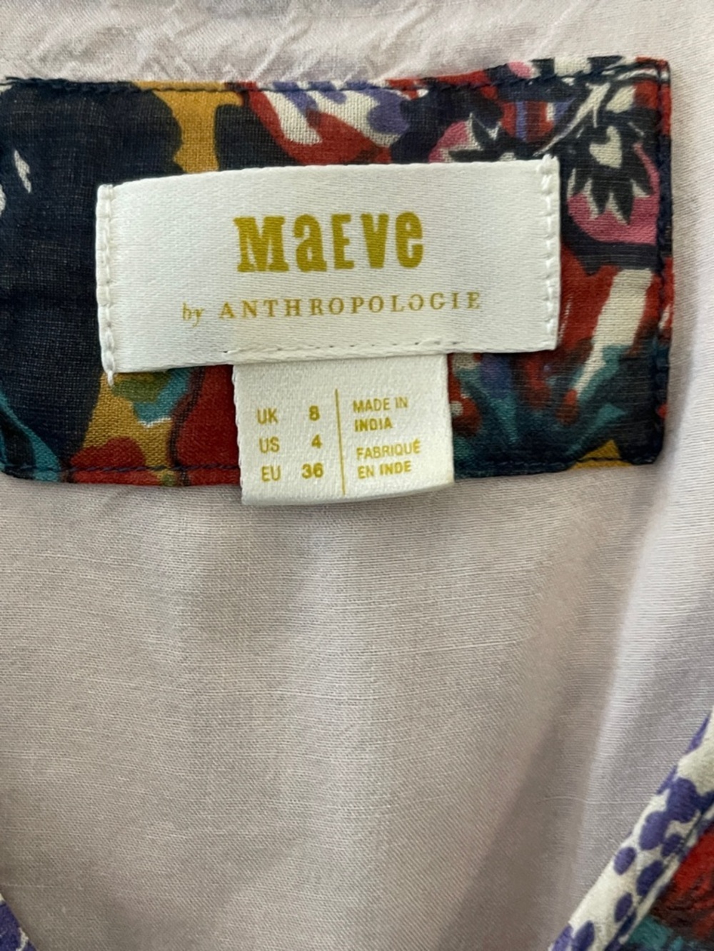 Maeve Anthropologie Annabella Maxi Dress 4 Boho Floral Long Sleeve Viscose Flowy - Picture 3 of 9